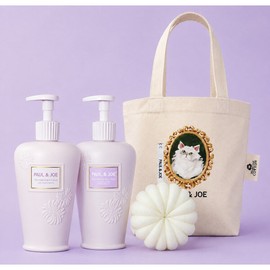 Paul & Joe (Cosmetics) (Planning) Smoothing Body Soap Milk Body Set (+Shower Ball+Mini Eco Bag) Wash+Lotion / 폴앤조(화장품) (기획) 스무딩 바디솝밀크 바디세트 (+샤워볼+미니 에코백 ) 워시+로션