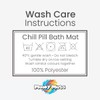 Mooky Mats Chill Pill Long Bath Mat Runner Non Slip