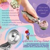 Jane Kitch Stainless Steel Ice Cream Scoop with Trigger, Heated