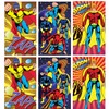 10 X Mini Super Hero Notebooks