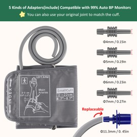Extra Large Blood Pressure Cuff for Big Arms, Suitable for 22-52 CM Circumference (9-21 Inches), Compatible with Other BP Monitors, Replacement Cuff for Adults (Blood Pressure Cuff Only)