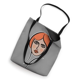 Minimalist Female Silhouette Portrait Tote Bag