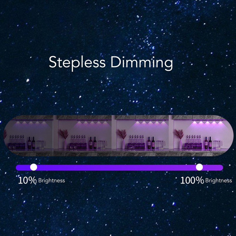 Under Cabinet Light 15.7in Long Magnetic Motion Sensor Stepless Dimming