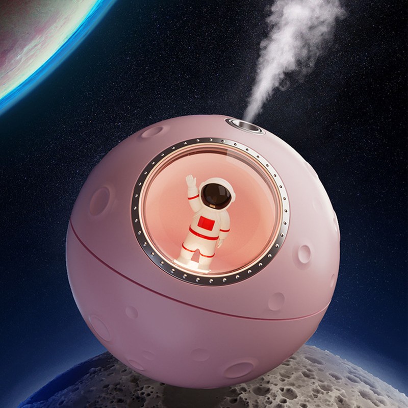 Space Capsule Humidifier 2 Gears Adjustable 300ml Quiet Cute Astronaut