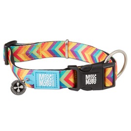 Max & Molly Gotcha! Hundehalsband Halsband Hund mit Smart ID, gepolstertes Neopren Halsband mit Design für kleine Hunde, wasserdicht, bequem, verstellbar, Summertime, S