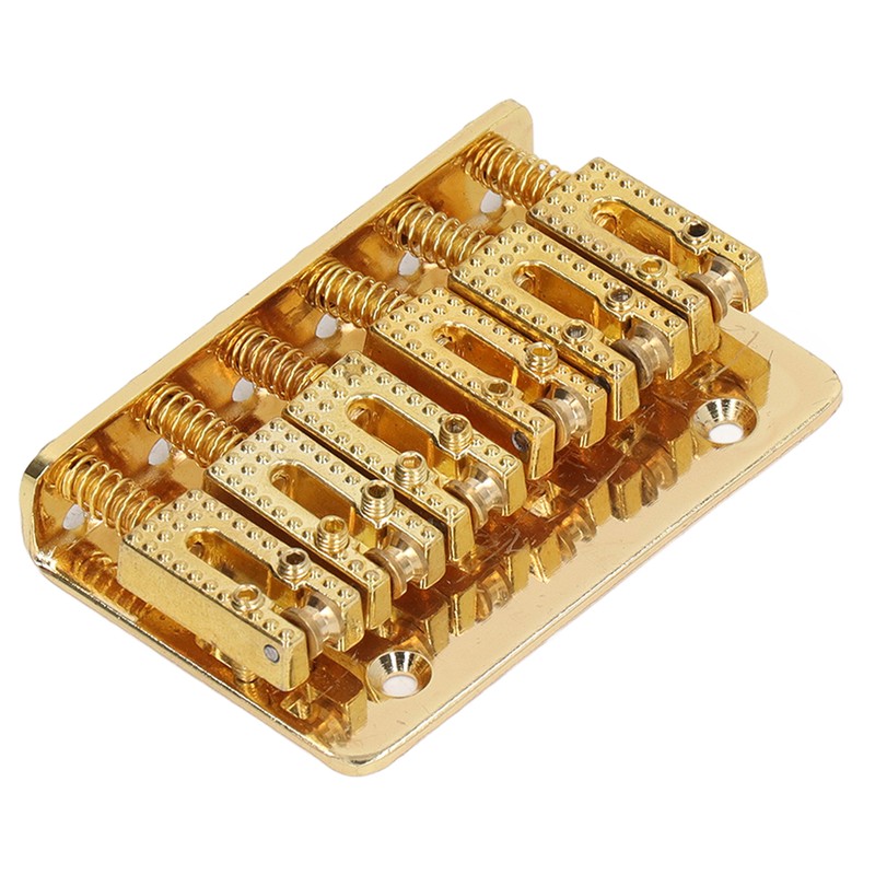 Electric Guitar Bridge 6 Strings 65mm Glossy Metal Guitar Hardtail
