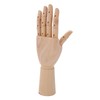 Wooden Hand Model Movable Flexible Durable Wood Wide Application Wooden