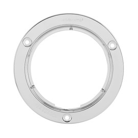 Maxxima (M43253CH) Chrome Finish 4" Round Stainless Steel Security Flange