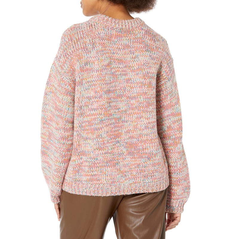 VELVET BY GRAHAM & SPENCER Women's Trix Rainbow Alpaca Pullover