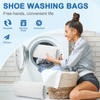 Aship Shoe Washing Machine Bag, Invisible Zipper Side Opening Shoe