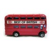 Die Cast Metal Red Bus and Taxi set