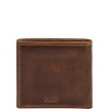 FRYE Men's Leather Logan Antique Pull Up Billfold, Cognac, One