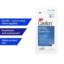 Cavilon 3M? Cavilon? No Sting Barrier Film 3345, 3 ml Wand Pack of 25