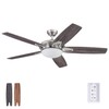 Prominence Home 51482-01 Clancy Ceiling Fan, 52, Brushed Nickel