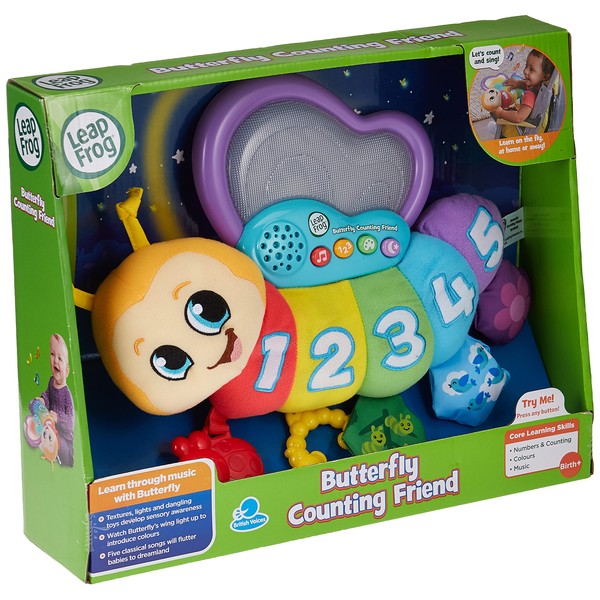 LeapFrog Butterfly Counting Friend Baby Toy, Baby Musical Toy with
