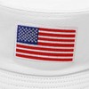 XYIYI 2 Pack American Flag Black White Unisex Bucket Hat