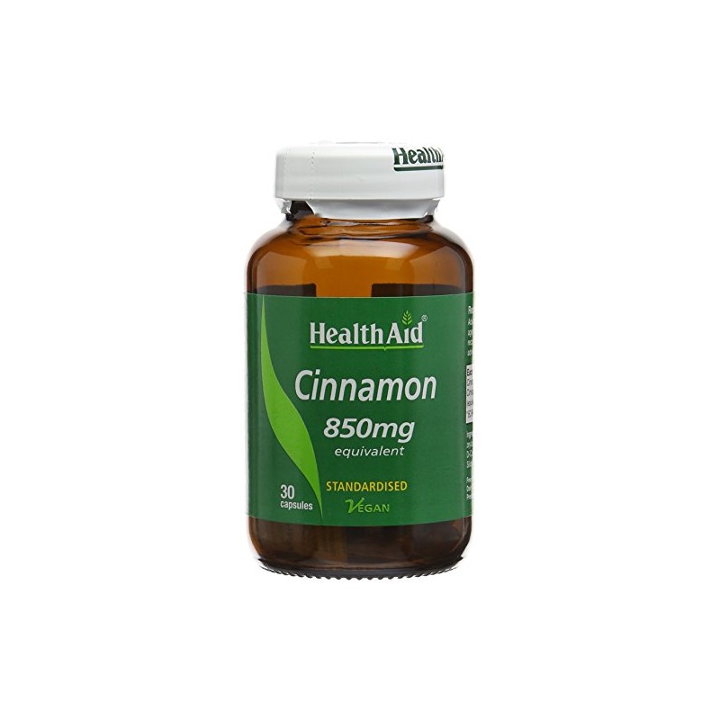 HealthAid Cinnamon 850mg- 30 Vegan Capsules