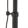 Pemberly Row Contemporary 29" Blackened Bronze Metal Table Lamp