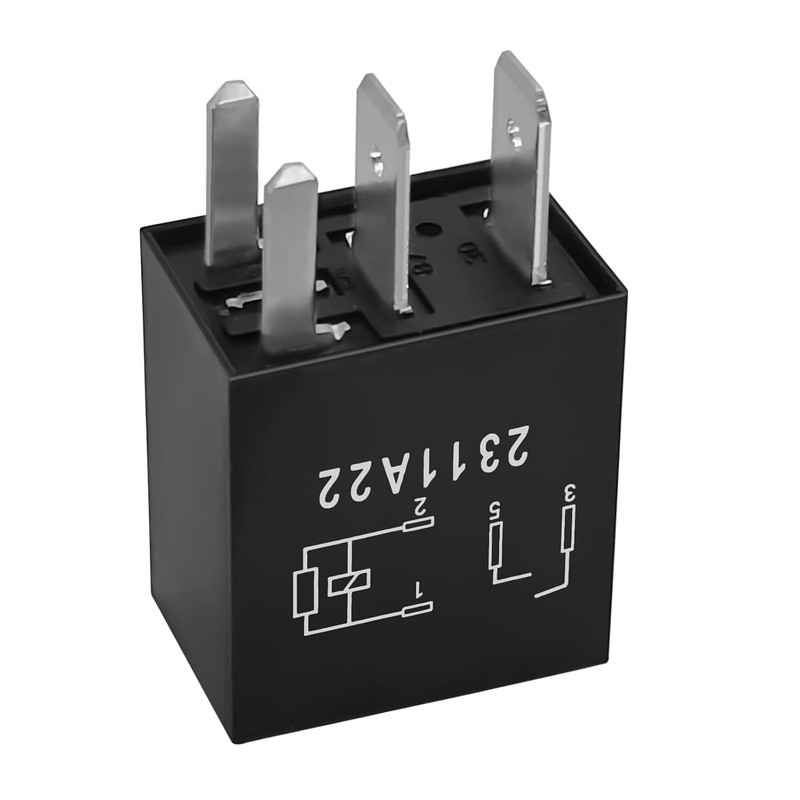 4-Pack Automotive Relay 8T2T-14B192-AB 12VDC 4-Pin Plug-in Replacement Compatible with