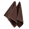 Erwin Müller Heidelberg Flannel Pack of 2, 100% Cotton, Brown,