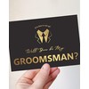 GroomBrideGifts 8 Pieces Groomsman Proposal Cards 6 Will You Be