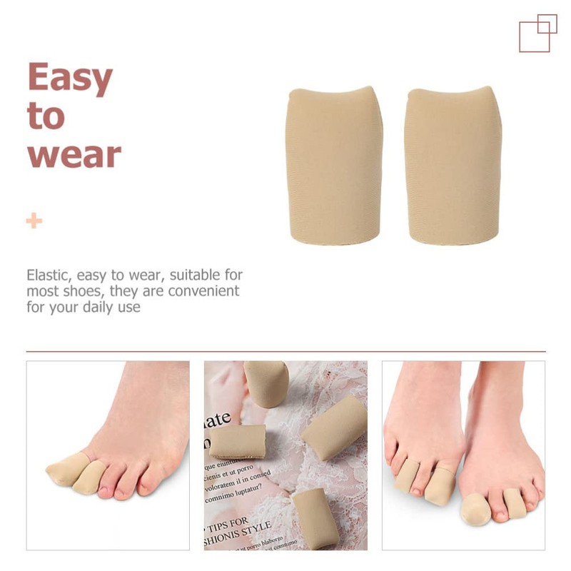 FOMIYES 2pcs Toe Scuffs Toe Caps Toe Finger Protector Gelt