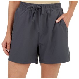 Royalty by YMI Royalty for Me Women's Resort Wear with Elastic Waist Shorts, Graphite, Medium Short