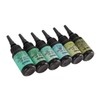 6pcs Colored UV Resin 10ml Each Pen Shaped Fast Curing