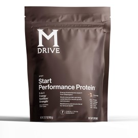 Mdrive Start, 9-in-1 Complete Nutrition and Protein Shake Powder, Supports Energy, Strength, Digestion, Immune Health, Nitric Oxide, Recovery and Reduces Stress - Chocolate Mousse 31.7oz, 30 Servings
