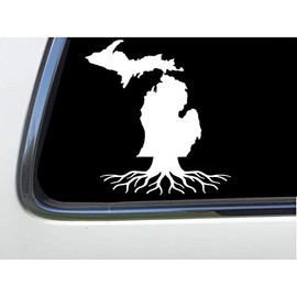 ThatLilCabin - Michigan MI Roots Michigan 6" Decal AS1013