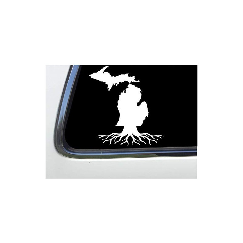 ThatLilCabin - Michigan MI Roots Michigan 6" Decal AS1013