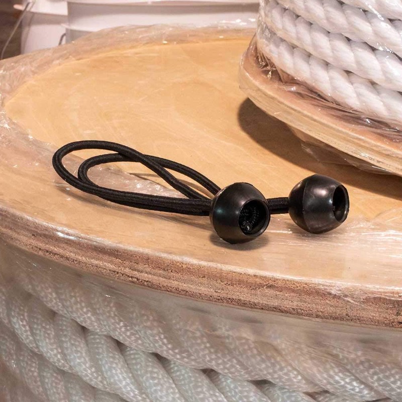 Paracord Planet Bungee Toggle Ball End Lock – Black Hardened