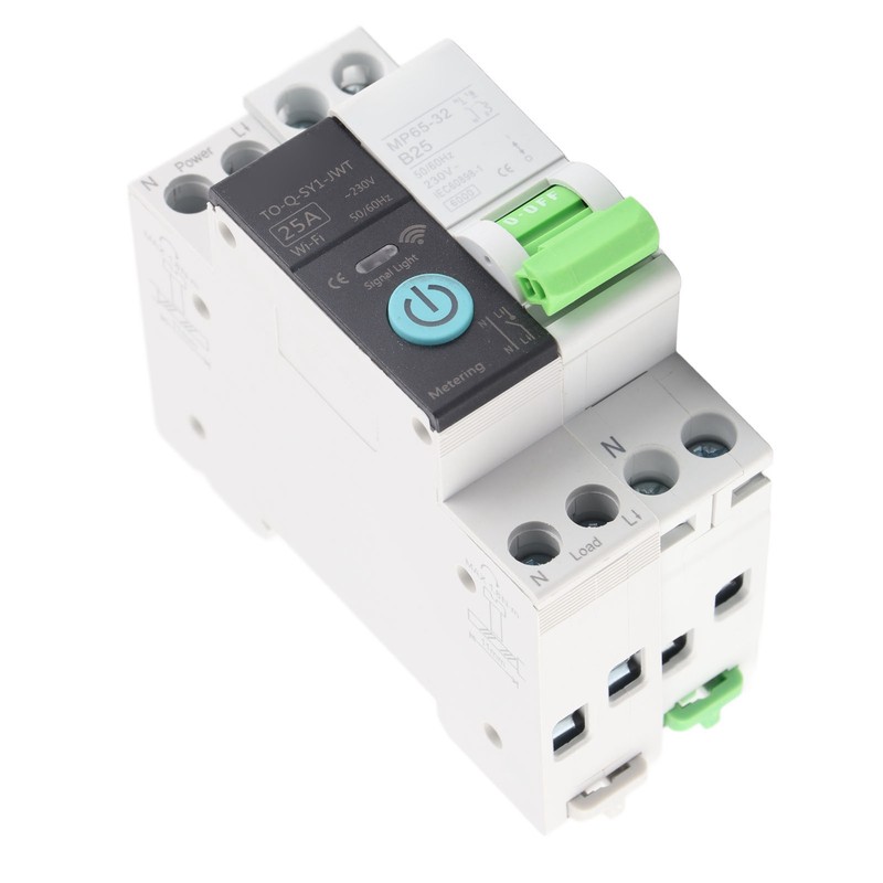 Smart WiFi Circuit Breaker with Metering Remote Control Timer Home