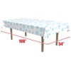 Beistle Snowflake Plastic Tablecover