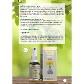 Wax Green Spray Propolis with Honey Glycolic Extract-Non Alcoholic Wax Free Sugar Free N'06 30ml 1 fl oz