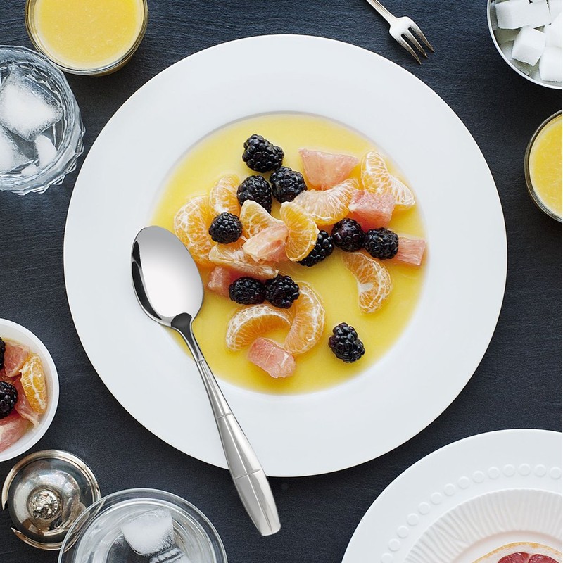 Eagrye 12 Pieces Stainless Steel Dinner Spoons, Flatware Spoon