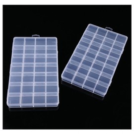 28 spaces transparent Storage Case 5ea
