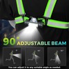 OMKHE Running Lights for Runners 500LM, Reflective Vest with LED
