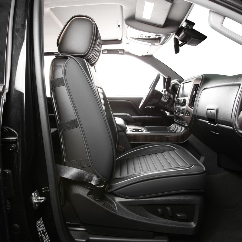 JOJOBAY Chevy Silverado Seat Covers,GMC Sierra Seat Covers,Custom Fit 2007-2025