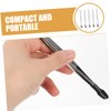 Healeved 5pcs Craft Tweezers Stainless Steel Tweezers Multipurpose for Crafting
