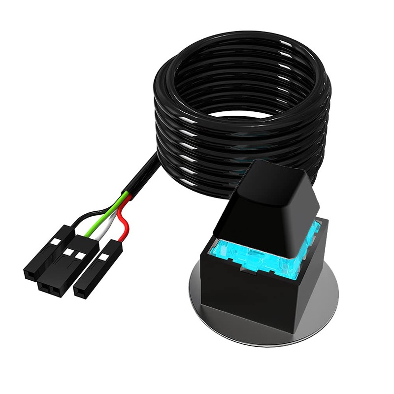 DKE Desktop Computer Power Switch Power Supply Control Adapter Cable