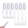 6 Stück Pumpflasche 10&15ml,Plastikflaschen zum Befüllen,Airless Pumpspender Creme,Reiseset Flüssigkeiten,Handcreme Spenderflasche,Cremespender,Reise