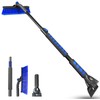 Auccutro 44'' Snow Brush Ice Scraper for Car Windshield Window,