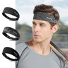 Men's Ice Cool Sports Headband ELS-082 Black/FREE 2ea