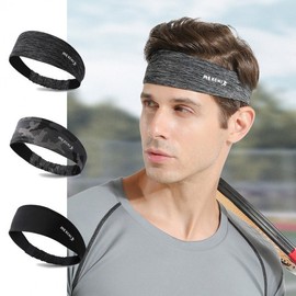 Men's Ice Cool Sports Headband ELS-082 Black/FREE 2ea