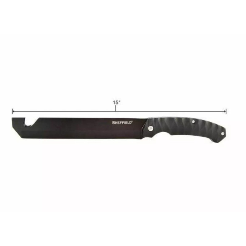 Sheffield Fletcher Tanto Knife Machete 9" Tactical Blade 15" Length