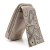 DFV mobile - Multi-Functional Vertical Stripes Nylon Pouch Bag case