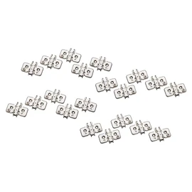 Blum 173H7100 CLIP Top Frameless Mounting Plates, 20-Pack