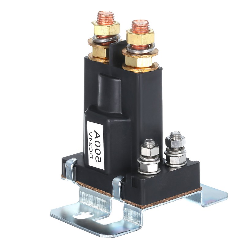 Portable 24V 500A Large Current DC Relay Dual Cells Isolator