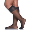 Berkshire Women's Plus Size Comfy Curvy Cuff Socks, Black